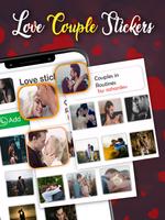 couples stickers for whatsapp Affiche