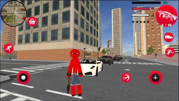 Hellboy Stickman Rope Hero Strange Gangster Vegas الملصق