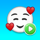 White Emoji Animated Stickers APK