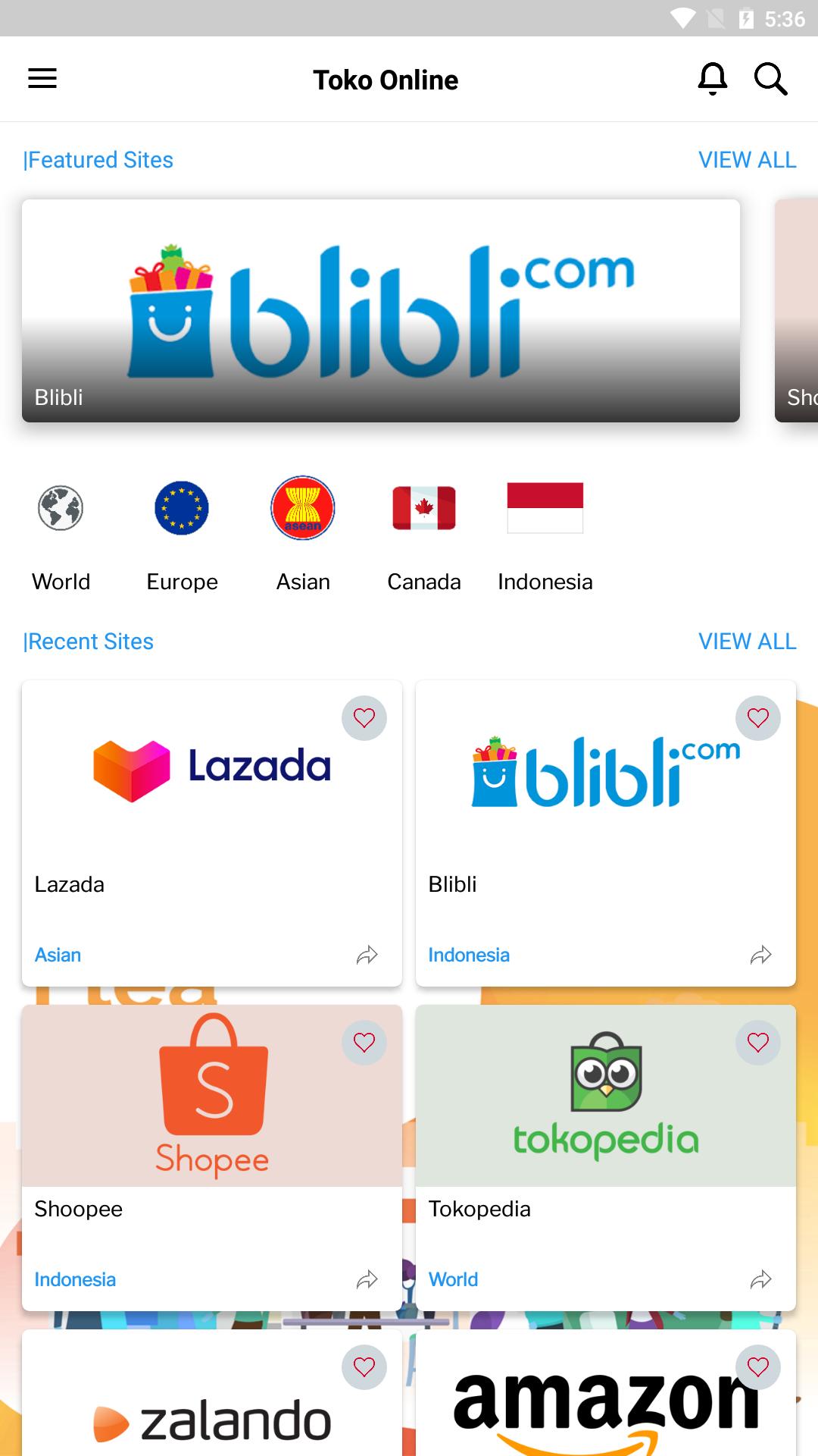 Android İndirme için Toko Online APK