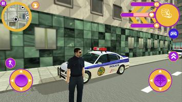 US Police Crime Rope Hero captura de pantalla 1