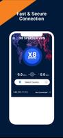 X8 SPEED VPN الملصق