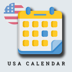 USA Calendar 2023 icône