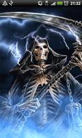 Blue Fire Grim Reaper Affiche