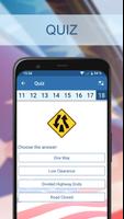 Road signs - US Traffic Rules الملصق