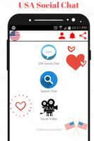 USA Social Chat - Meet and Chat with singles 海報