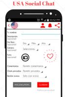 USA Social Chat - Meet and Chat with singles تصوير الشاشة 1