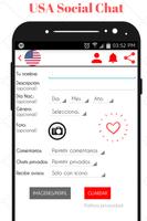 USA Social Chat - Meet and Chat with singles imagem de tela 1