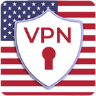 USA VPN - Free VPN USA  Proxy : Unblock Sites アイコン