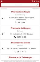 Luxembourg Pharmacies De Garde capture d'écran 1