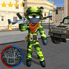 Army Counter Stickman Rope Hero Crime OffRoad icône