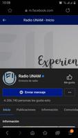 Radio UNAM en vivo capture d'écran 1