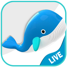 Blue Whale fonds d'écran Live- icône