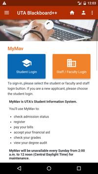 UTA Blackboard + MyMav & Email screenshot 1