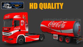 Skin Universal Truck Simulator الملصق