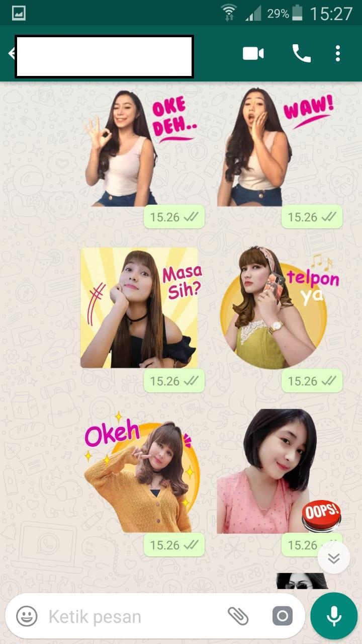 Wa Sticker Cewe Cantik Seksi Lucu Wastickerapps For Android Apk