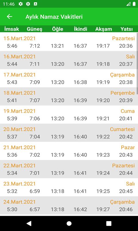 namaz vakti for android apk download