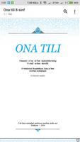 Ona tili 8-sinf Cartaz