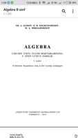 Algebra 8-sinf الملصق