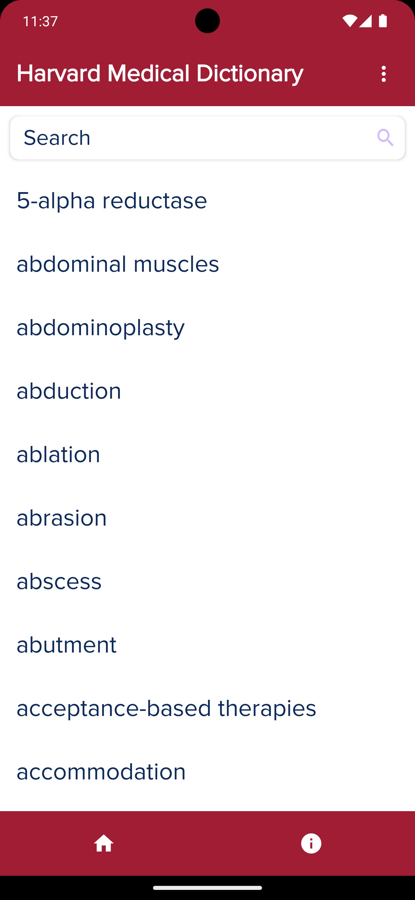 Harvard Medical Dictionary APK pour Android Télécharger