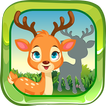 Puzzles and animal sounds icon