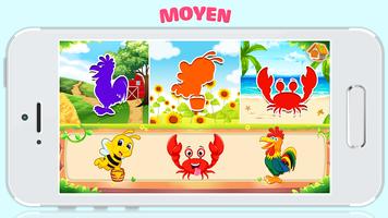Puzzle pour enfants – animaux capture d'écran 1