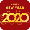 ”New Year greeting card 2020