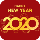 آیکون‌ New Year greeting card 2020