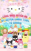 Poster Hello Kitty Công Viên Huyền Ảo