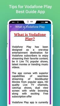 Tips for Vodafone Play - Free Live TV Guide screenshot 1