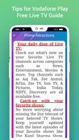 Tips for Vodafone Play - Free Live TV Guide screenshot 2