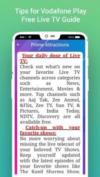 Tips for Vodafone Play - Free Live TV Guide screenshot 2