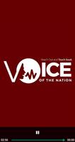 VOICE OF THE NATION RADIO الملصق