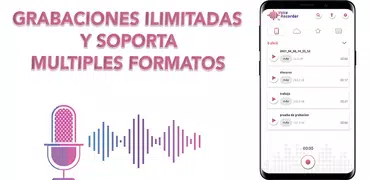 Notas de Voz: Grabadora Audio