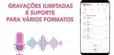 Microfone: Gravador de Voz Pro