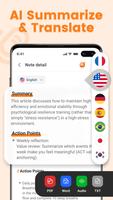 Note AI: Voice AI Transcribe تصوير الشاشة 3