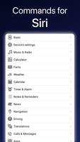 Commands for Siri पोस्टर