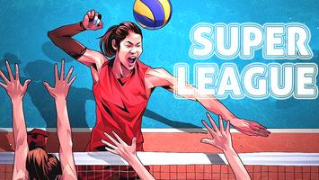 Volleyball Super League Plakat