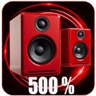 500 supe max boost volume 🔊(super sound boost) icon