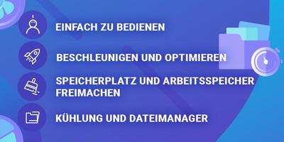 Reiniger + Dateimanager Plakat