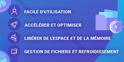 Cleaner + gestionnaire de fichiers Affiche