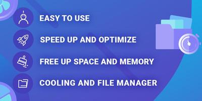 Cleaner + File manager پوسٹر