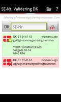 1 Schermata SE-Nr. Validering DK