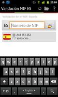 Validación NIF ES 海報