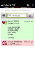 VAT check GB Screenshot 1