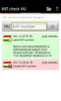 VAT check HU capture d'écran 1