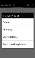 VAT check HU capture d'écran 2