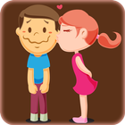 Kiss Emoji -Kiss Love Stickers-icoon