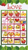 Valentine Love Emojis -Sticker スクリーンショット 1