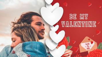 Valentine's Day Photo Frame Affiche